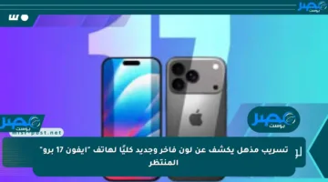 تسريب مذهل يكشف عن لون فاخر وجديد كليًا لهاتف “آيفون 17 برو” المنتظر